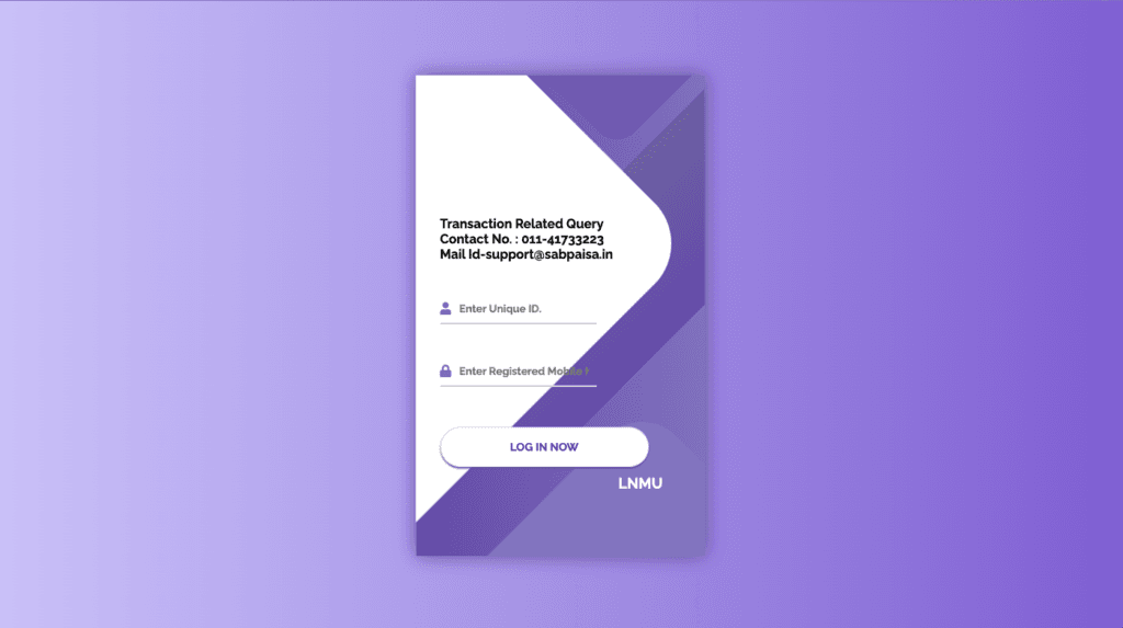 LNMU UG Registration 2024-28